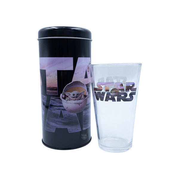 Vaso star wars con caja de metal