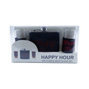 Licorera con 2 vasos de shot