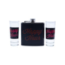 Licorera con 2 vasos de shot