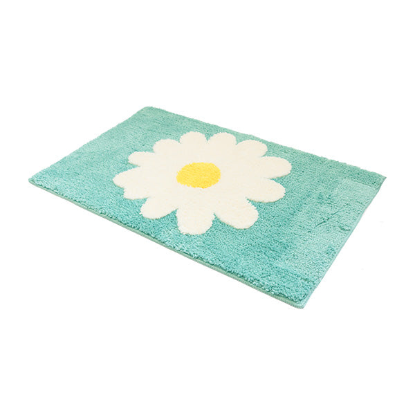 Alfombra para baño diseño de flor