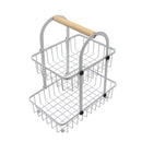 Organizador para cocina 2 niveles blanco