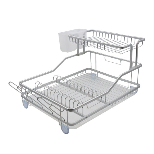 Escurridor 2 niveles platos silver