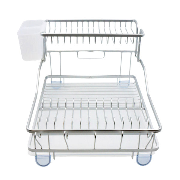Escurridor 2 niveles platos silver