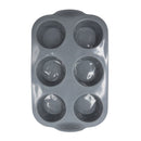 Molde 6 cupcakes silicon