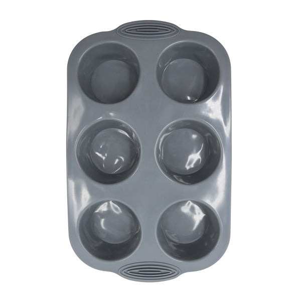 Molde 6 cupcakes silicon