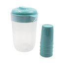 Pichel plastico con vasos