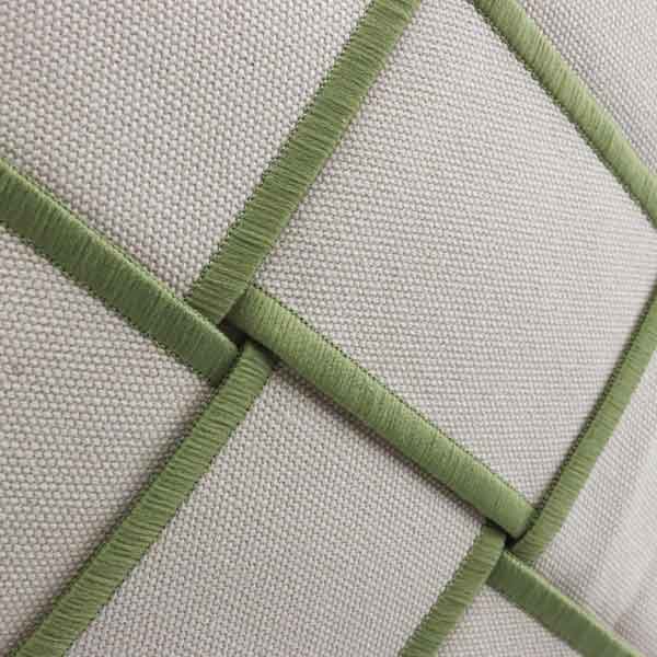 Cojín 45x45cm verde