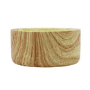 Candela decorativa mármol café