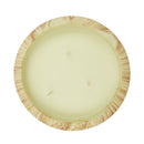 Candela decorativa mármol café