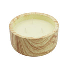 Candela decorativa mármol café