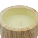 Candela decorativa mármol café