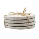 Set 4 posa vasos piedra