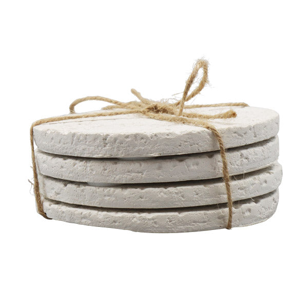 Set 4 posa vasos piedra