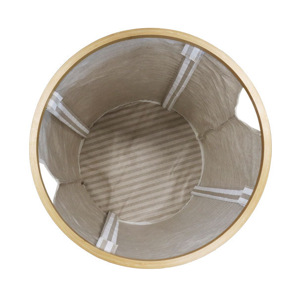 Cesto para lavandería beige