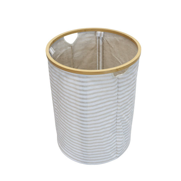 Cesto para lavandería beige