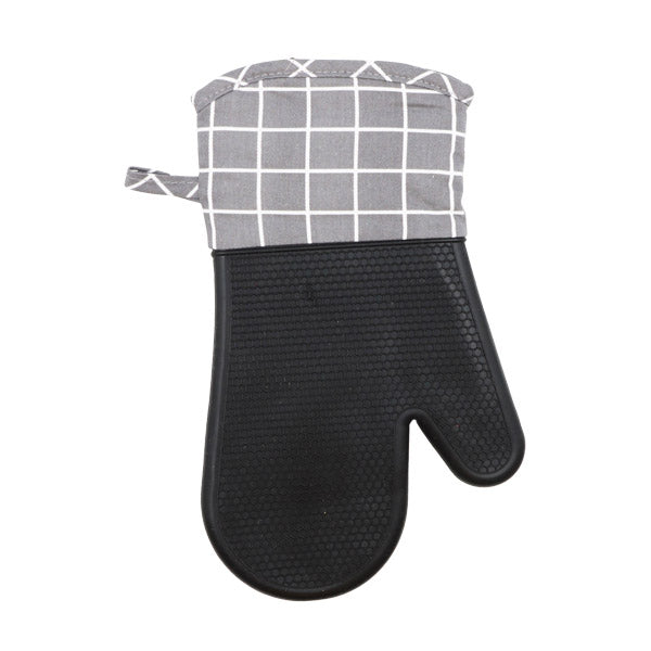 Guante silicon p/cocina negro