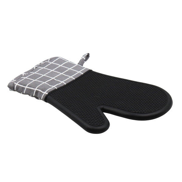 Guante silicon p/cocina negro