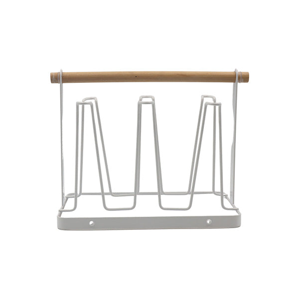 Soporte para secar vasos blanco
