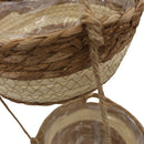 Maceta doble tipo canasta