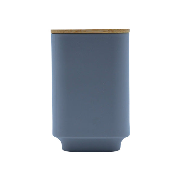 Vaso para cepillo de dientes gris