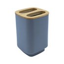 Vaso para cepillo de dientes gris