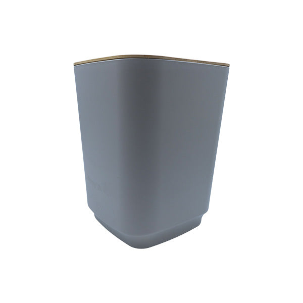 Basurero para baño beige