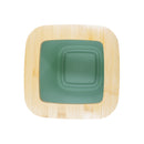 Basurero para baño verde