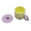 Taza p/café flores