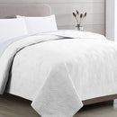 Cubrecama de 1 pieza Full Queen blanco