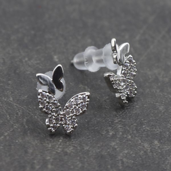 Aretes mariposas 6600 - Boga Accessories