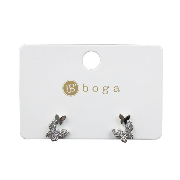 Aretes mariposas 6600 - Boga Accessories