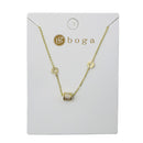 Collar con dije pequeño para dama 6608 - Boga Accessories