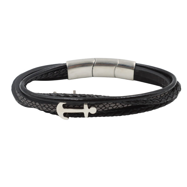 Pulsera combinada para caballero - Bg man