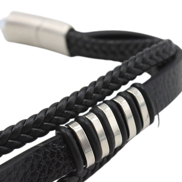 Pulsera combinada para caballero - Bg man