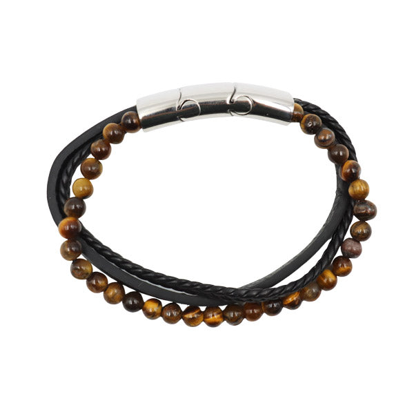 Pulsera combinada para caballero - Bg man