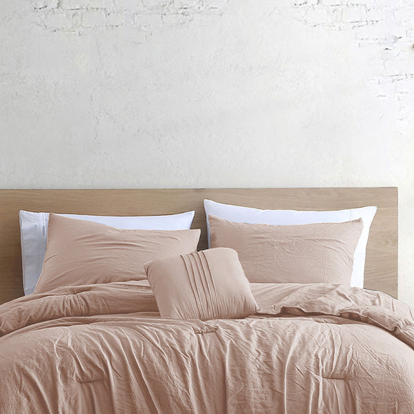 Edredón de 4 piezas King taupe