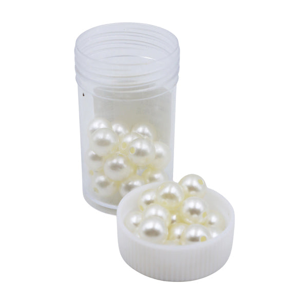 Abalorios plásticos perlas 6 milímetros