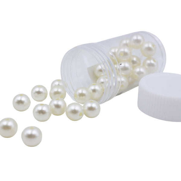 Abalorios plásticos perlas 6 milímetros