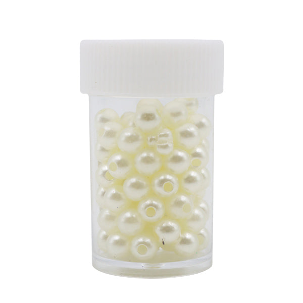 Abalorios plásticos perlas 8 milímetros