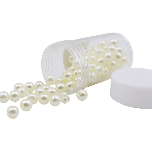 Abalorios plásticos perlas 8 milímetros