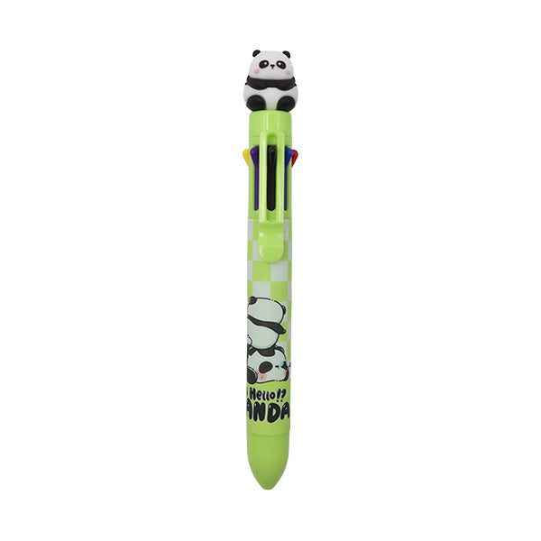 Bolígrafo punta de colores panda
