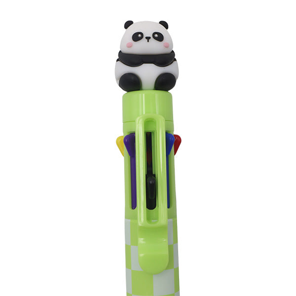 Bolígrafo punta de colores panda