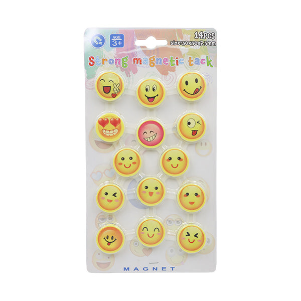 Imanes caritas para pizarra