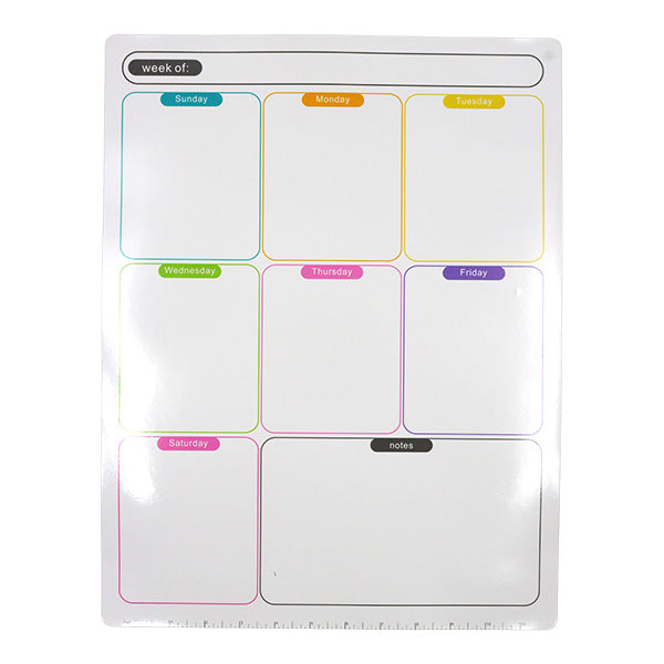 Calendario semanal magnético