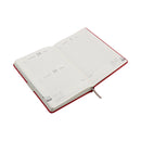 Agenda 2025 R25 roja con broche