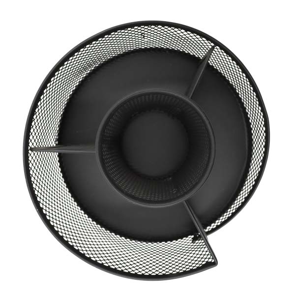 Portalápices redondo malla negro