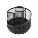 Portalápices redondo malla negro