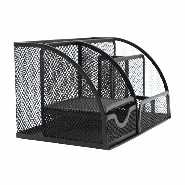 Organizador de escritorio malla negro