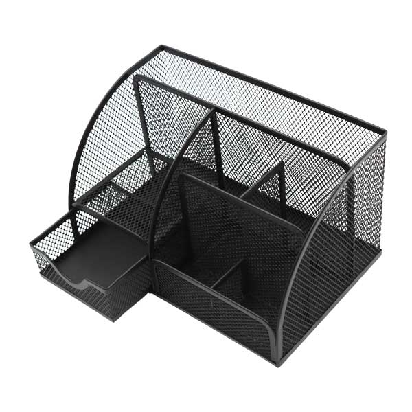 Organizador de escritorio malla negro