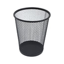 Porta bolígrafos redondo malla negra